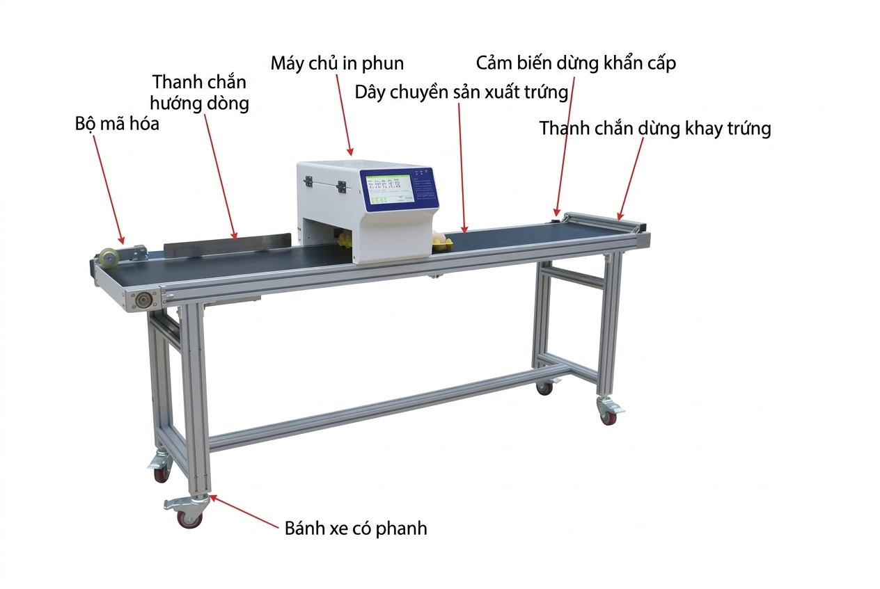 máy in mã hóa trứng TanMinhGroup