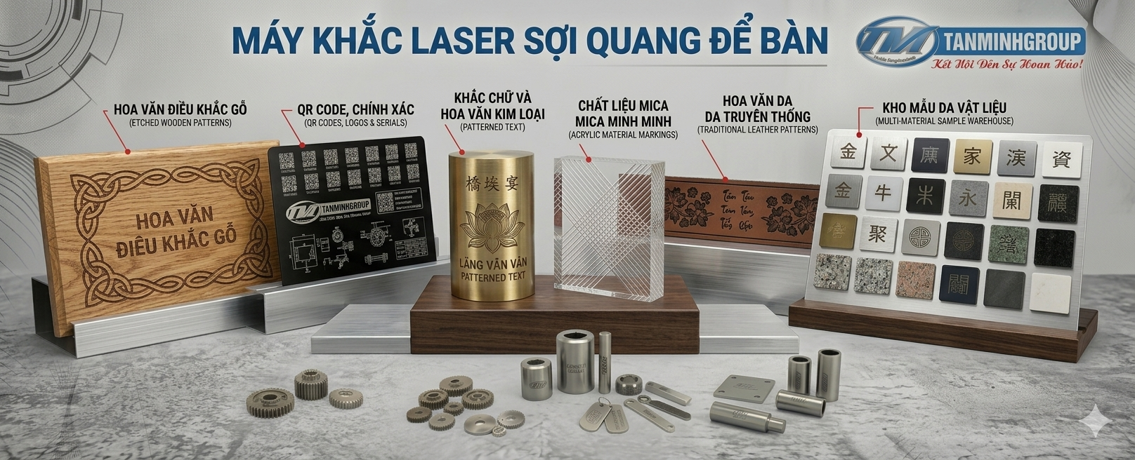 Máy khắc laser để bàn TanMinhGroup
