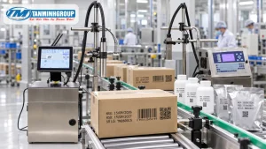 Máy in date dùng để làm gì và ứng dụng in NSX HSD số lô mã vạch mã QR